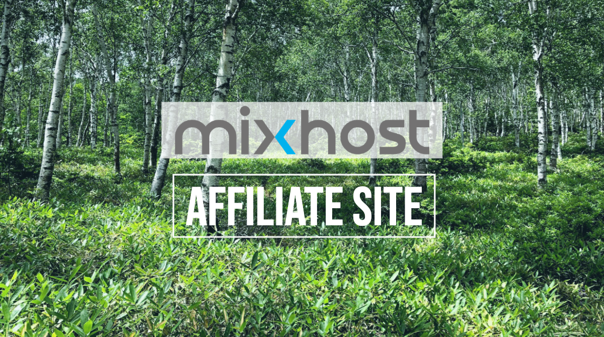 mixhostでアフィリエイトサイトを立ち上げるやり方完全解説。